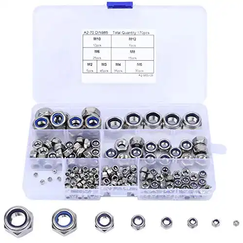 Muttern HAUSPROFI Set 170 Stück Schraubensicherung