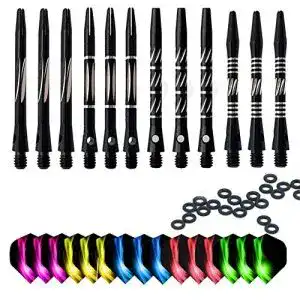 Dart-Schaft ToBeIT 12 Stück Dart Shafts 15Stück dart flights