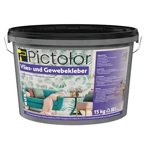 Die beste Vliestapetenkleister Malerversand Pictolor Vlieskleber 15kg 2026 Test Bestseller Vliestapetenkleister Malerversand Pictolor Vlieskleber 15kg