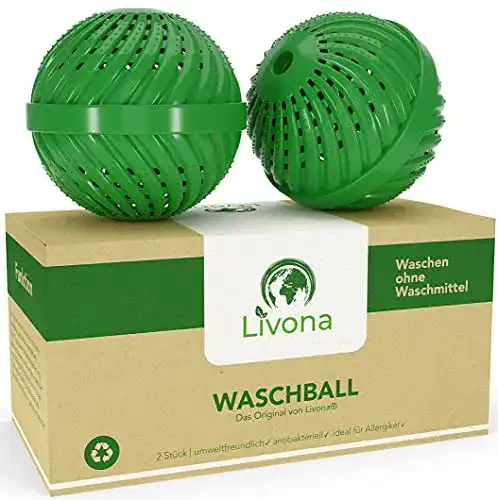 Waschkugel LIVONA 2 x Original ® Waschball nachhaltig