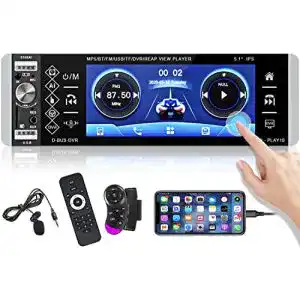 Autoradio-1-DIN-mit-Bildschirm Hikity mit Bildschirm Bluetooth