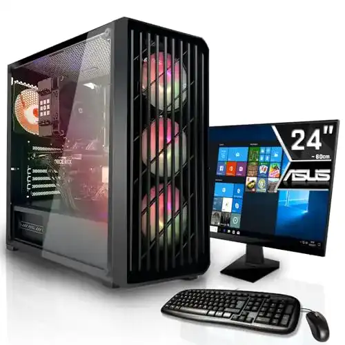 Komplett-PC SYSTEMTREFF Gaming Komplett PC Set