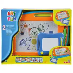 Zaubertafel Simba 106332216 – Art & Fun 2 Maltafeln 40 x 29 cm