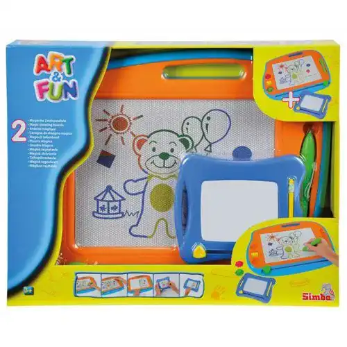 Zaubertafel Simba 106332216 – Art & Fun 2 Maltafeln 40 x 29 cm