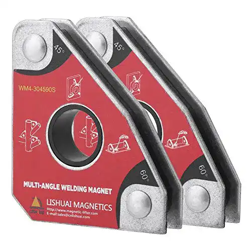 Schweißmagnet Hakeeta, 2 Stück 30 ° / 60 ° / 45 ° / 90 ° Multi