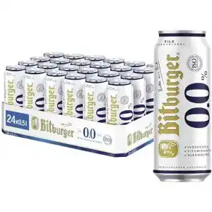 Alkoholfreies Bier Bitburger Pils Alkoholfreie, EINWEG (24 x 0.5 l)