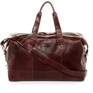 Weekender SID & VAIN echt Leder Yale groß Sporttasche