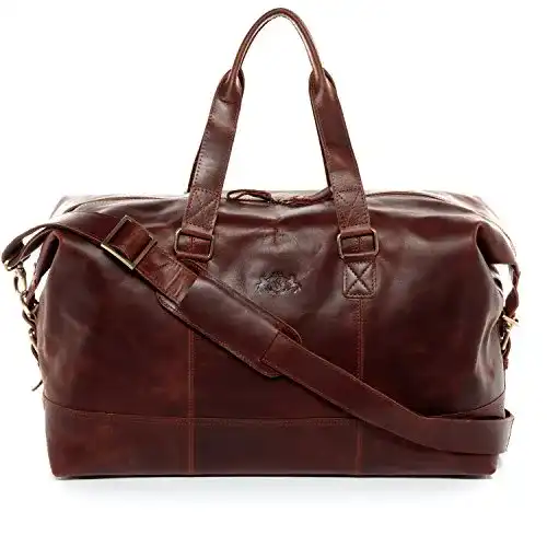 Weekender SID & VAIN echt Leder Yale groß Sporttasche
