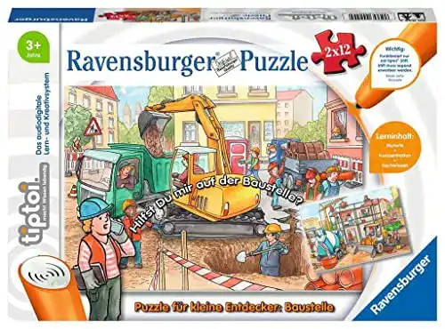 Lernspielzeug ab 3 Jahre Ravensburger tiptoi Spiel 00049 Puzzle