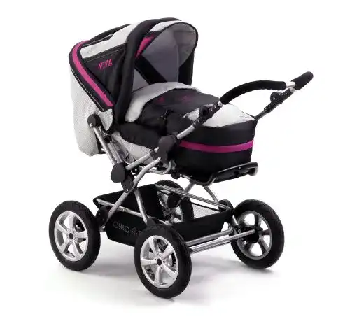 Kinderwagen CHIC 4 BABY 100 33, Alu-Kombi, Viva fuchsia