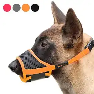 Maulkorb für Hunde HEELE Nylon, Verstellbare Schlaufe