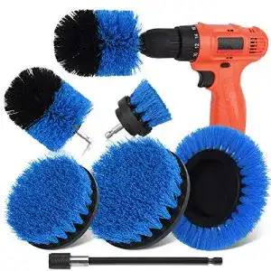 Bürstenaufsatz Akkuschrauber Herrfilk Bürstenaufsatz 6PCS Blau