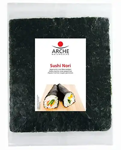 Nori-Blätter Arche Sushi Nori rote Meeresalgen, (2 x 17 g)