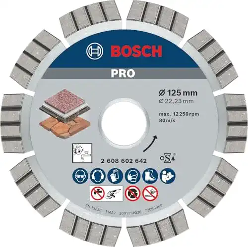 Diamanttrennscheibe Bosch Professional für extrem hartes Gestein