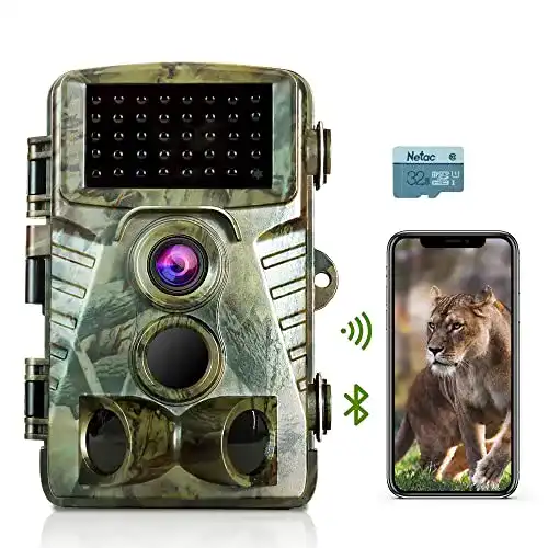Wildkamera mit WLAN HuntMax Wildkamera WLAN 4K 32MP
