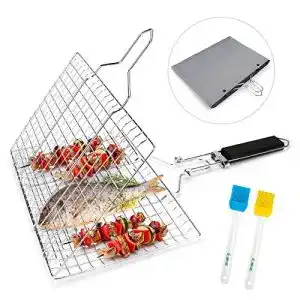 Fischbräter EMORE E-More BBQ Grillkorb Fisch-Grillkorb, Stahl