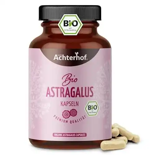 Astragalus-Kapseln vom Achterhof, Kapseln Bio, 180 Stück