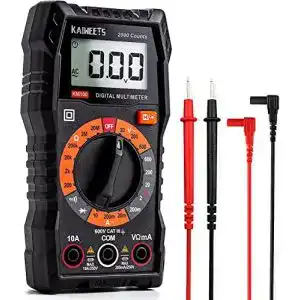 Multimeter KAIWEETS Digital KM100, CAT III 600 V Voltmeter