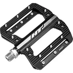 HT-Pedale HT ans01 Pedale Flache Unisex Erwachsene, schwarz