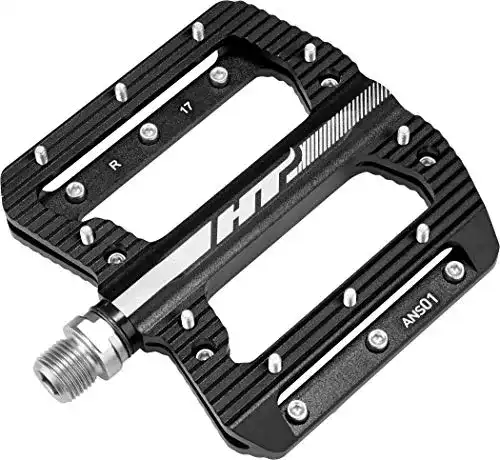 HT-Pedale HT ans01 Pedale Flache Unisex Erwachsene, schwarz