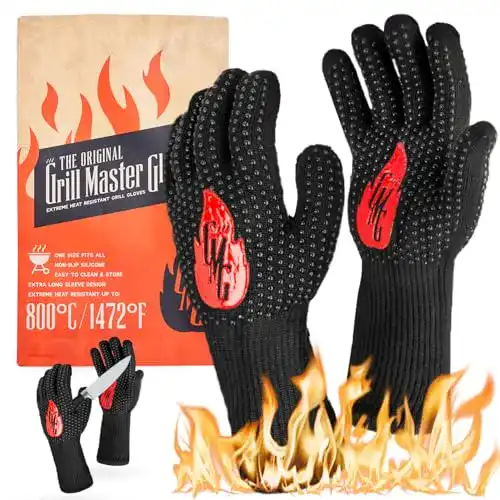Küchenhandschuhe Grill Master Gloves, hitzebeständig bis 800°C