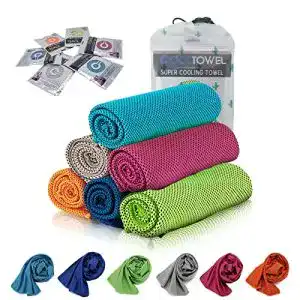 Kühlendes Handtuch GUGELIVES [6Pack], Eis-Sport-Handtuch