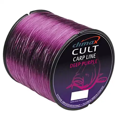 Karpfenschnur CLIMAX- CULT Deep Purple Climax Angelschnur Fluorocarbon