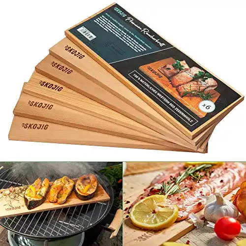 Räucherbrett Skojig 3er Pack aus kanadischen Zedernholz