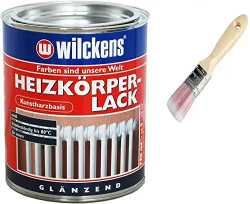 Heizkörperlack Bindulin inkl. Pinsel von E-Com24 (750 ml)