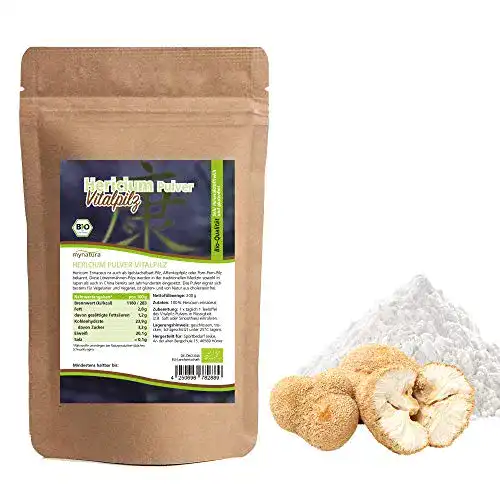 Hericium Mynatura Bio Vitalpilz Pulver 200g