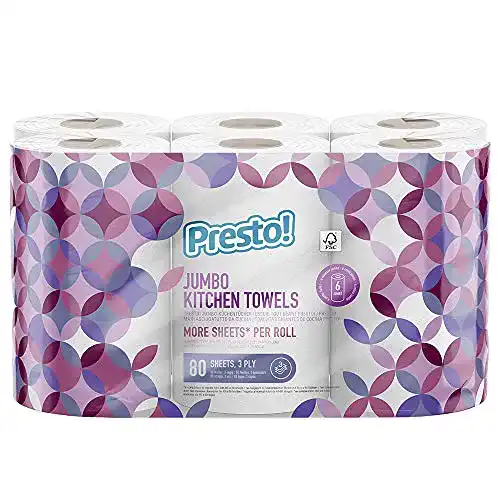 Küchenrolle Presto! Amazon-Marke: Jumbo, 6 Rollen