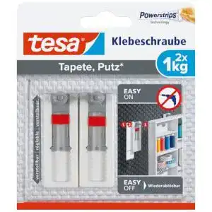 Klebeschrauben tesa Klebeschraube für Tapeten und Putz