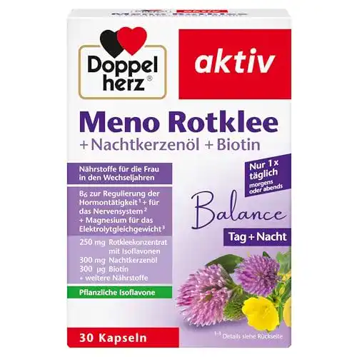 Rotklee-Kapseln Doppelherz Meno Rotklee, 30 Kapseln