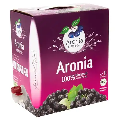 Aroniasaft Aronia Original Bio Aronia-Muttersaft im Monatspack
