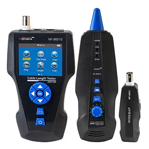 Netzwerktester NOYAFA NF-8601S TDR Netzwerk RJ11 RJ45 BNC