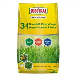 Substral-Rasendünger Substral 3 in 1 Komplett Rasendünger, 14 kg
