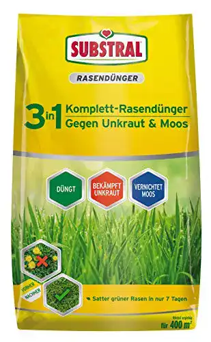 Substral-Rasendünger Substral 3 in 1 Komplett Rasendünger, 14 kg