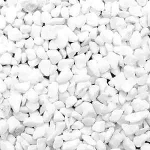 Dekosteine BELLE VOUS Weiß Kieselsteine Natur 3,6kg Sack