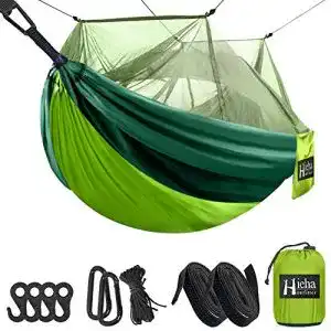 Camping-Hängematte Hieha Camping Hängematte mit Moskitonetz