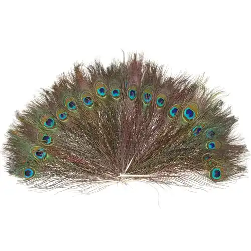 Deko-Federn WINOMO 100 Stück 25-30 cm, natürliche Federn