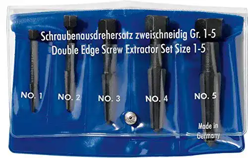 Schraubenausdreher Rennsteig -Satz zweischneidig 5-teilig