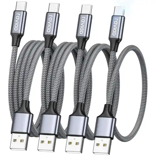 USB-C-Kabel RAVIAD USB Typ C Kabel, 4Pack 0.5M 1M 2M 3M