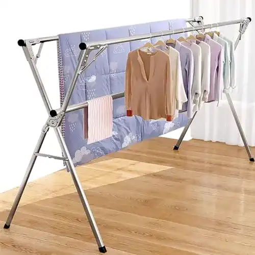 Wäscheständer Edelstahl Jolitac Klappbar Ausziehbar 110-150cm
