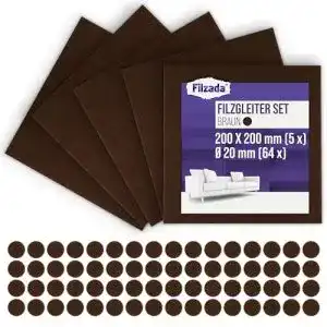 Filzgleiter selbstklebend Filzada Premium Filzgleiter Set