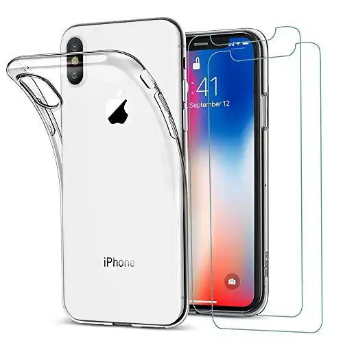 iPhone-X-Hüllen iLiebe Hülle iPhone XS + Panzerglas Set
