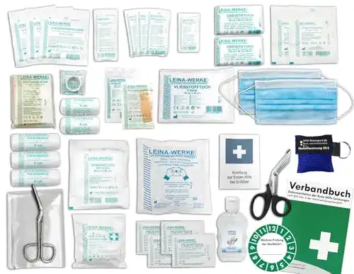 Notfallrucksack-Inhalt HM Arbeitsmedizin Komplett-Set Erste-Hilfe