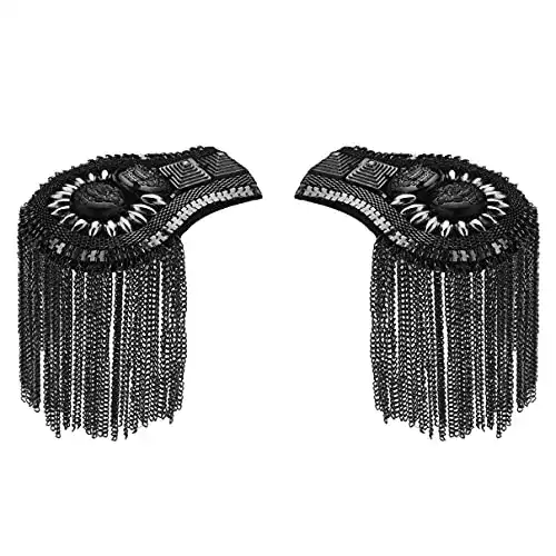 Epaulette dPois 1 Paar Unisex Schulter Brosche mit Quaste