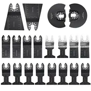 Multitool-Zubehör Zuukoo Oszillierwerkzeug Zubehör, 20tlg
