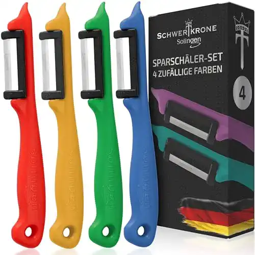 Die beste Sparschäler (Linkshänder) Schwertkrone, bunt, Set, 4 Stück 2026 Test Bestseller Sparschäler (Linkshänder) Schwertkrone, bunt, Set, 4 Stück