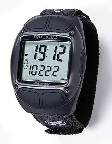 Höhenmesser Ciclosport Marken-Sportuhr Alpin Black